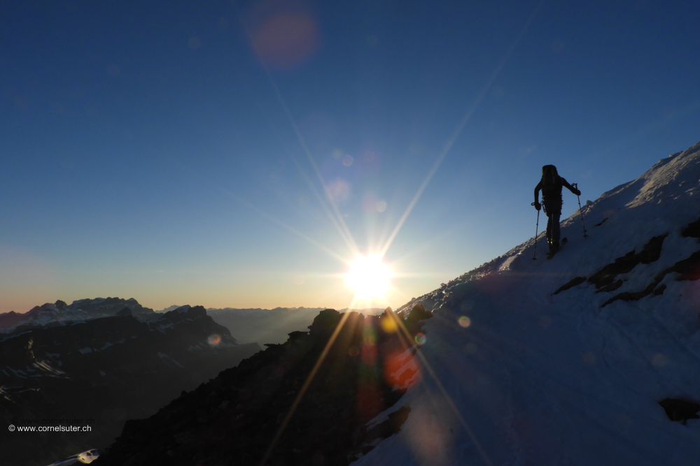 Skitouren Idylle perfekt.