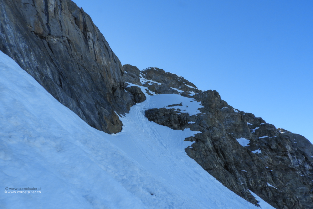 und hinauf zum Eigentlichen Couloir.