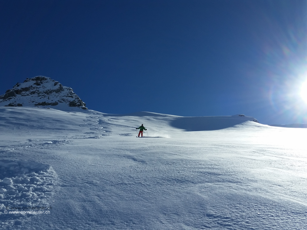 Was für tollen Pulverschnee.