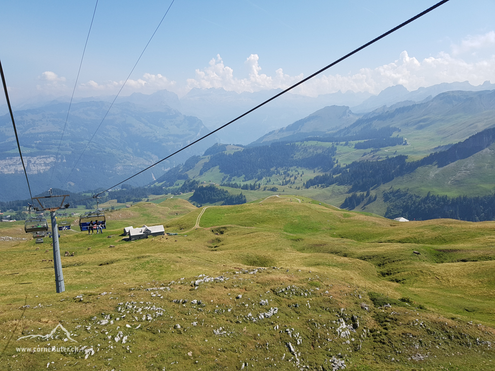 Gemütlich hinunter gondeln zum Stoos, dann mit der LSB nach Morschach.