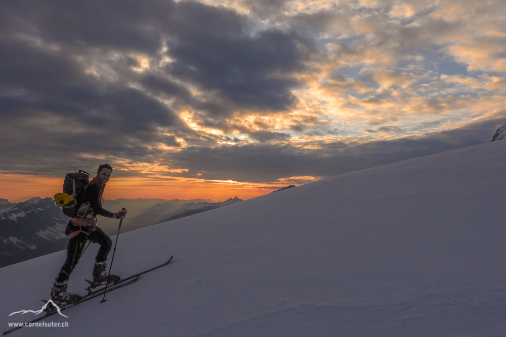 Wir erreichen das Chammlijoch...