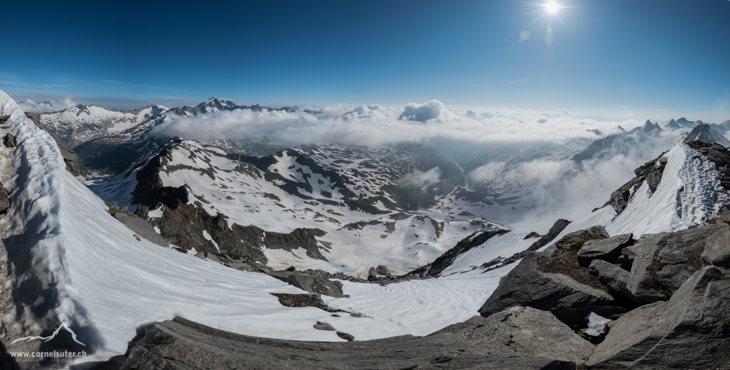 Pano Aussicht in Richtung Stotzig First usw.