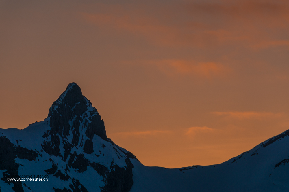 Sicht zum Höch Turm 2666m.