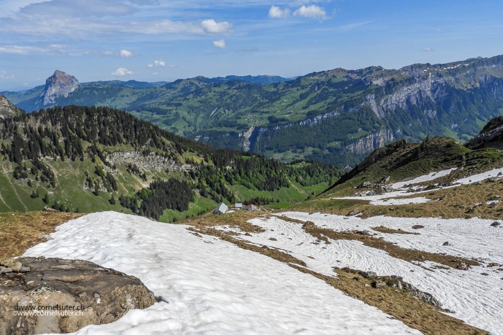 Abfahrt zur Alp vor den Löcheren.