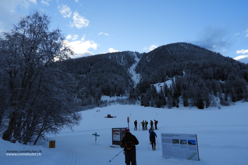 Am Start im Goms in Geschinen.