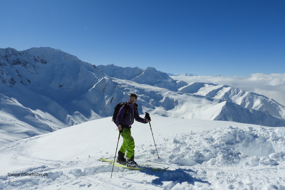 Ankunft auf dem Brudelhorn 2791m