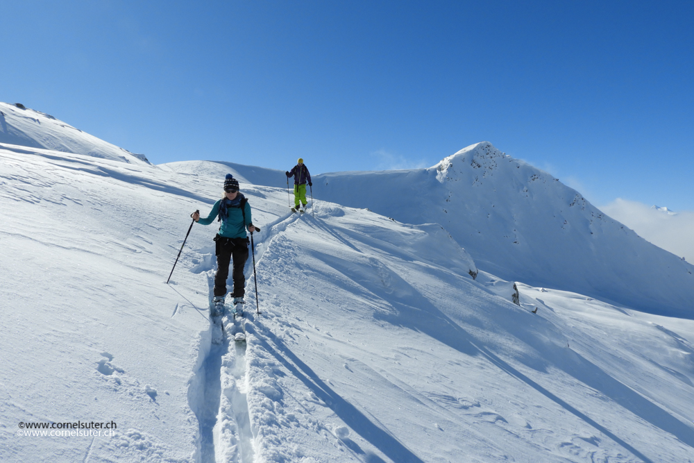 Rückblick zum Brudelhorn.