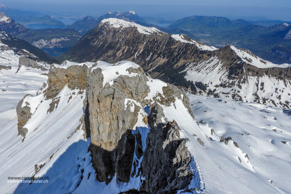 Bei der Kette die Ski kurz getragen.
