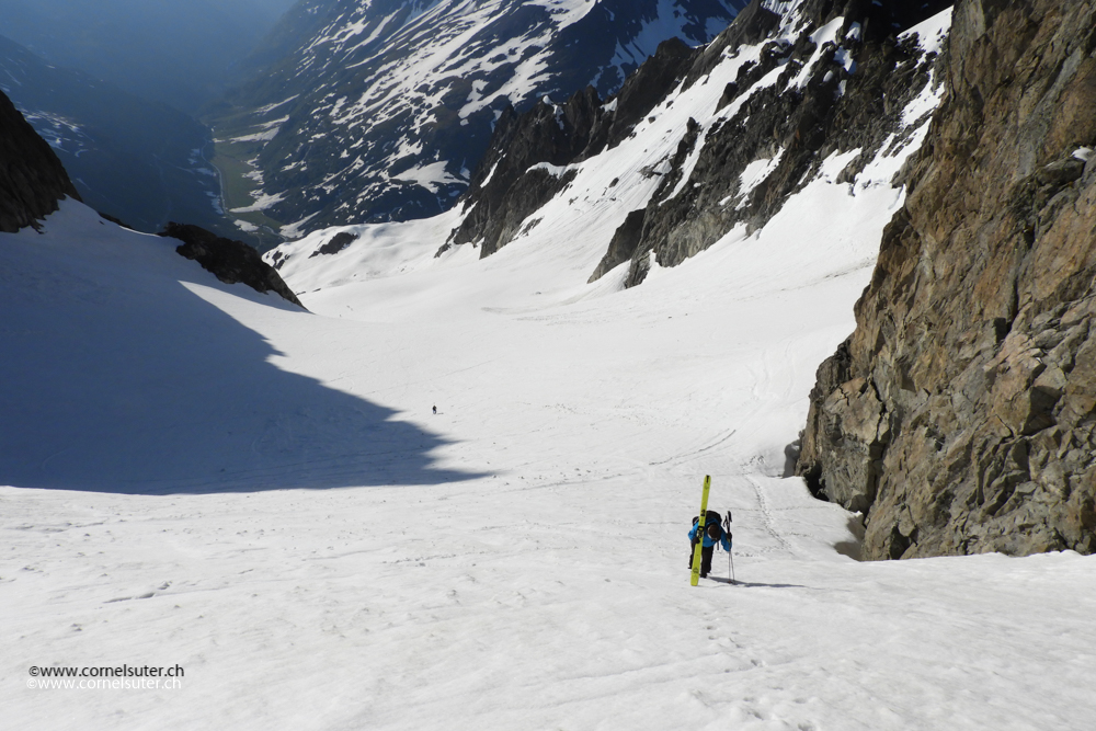 Fussaufstieg im Obertaljoch...