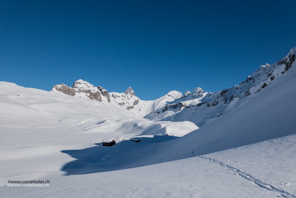 Die Glattalp, herrlich Winter.
