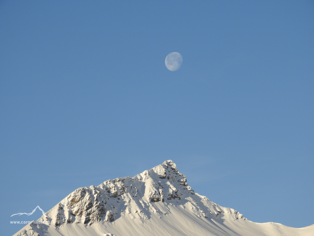 Der Mond über dem Seestock