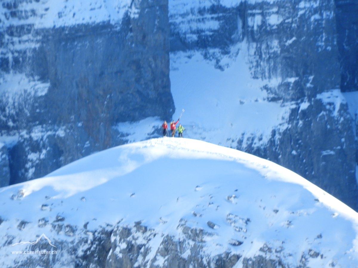 Kolleg Jan usw auf dem Rau Stöckli 2290m.