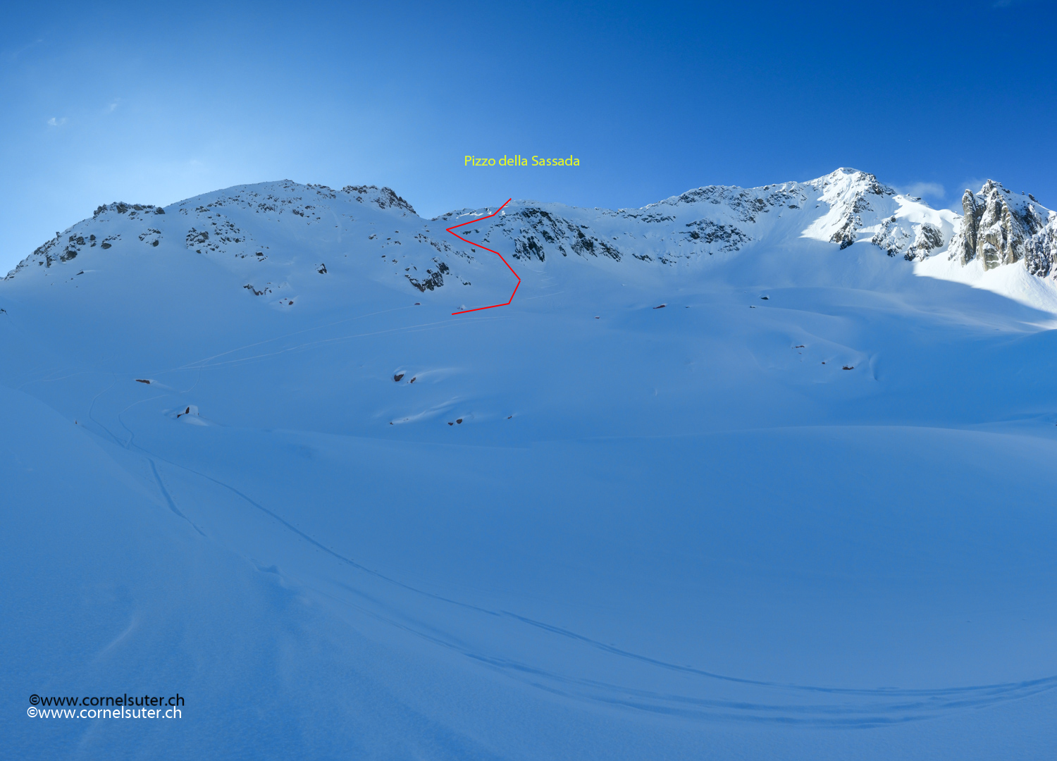 Doch vor dem Tremorgio steigen wir auf den Pizzo della Sassada 2710m.