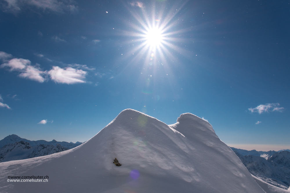 Viel besseres Wetter als auf der Alpennordseite.