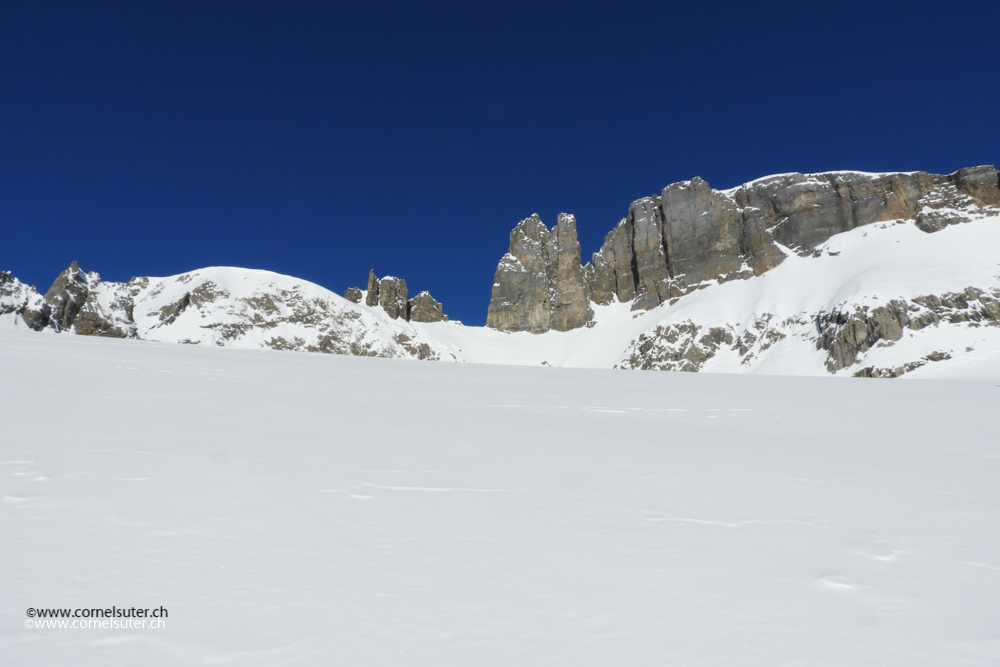 Sanftes aufsteigen auf dem Westlichen Rossfirn.