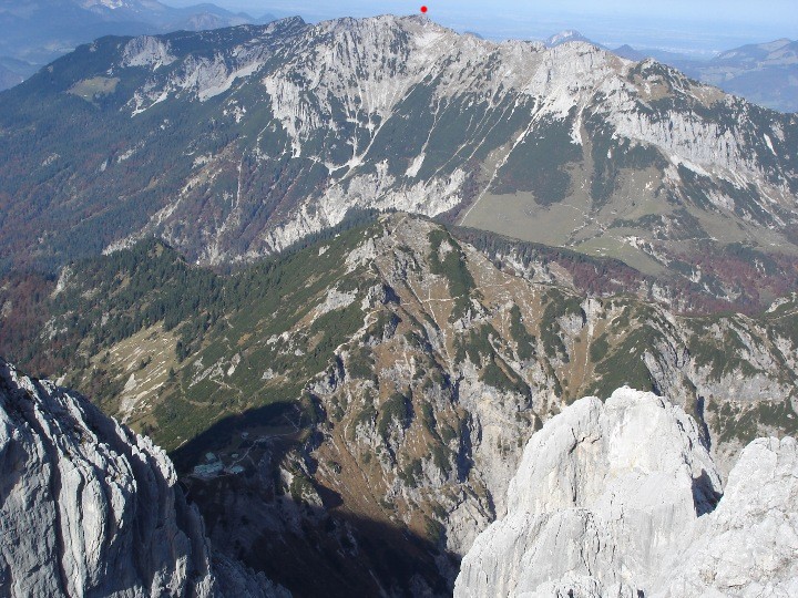 Die Pyramidenspitze.