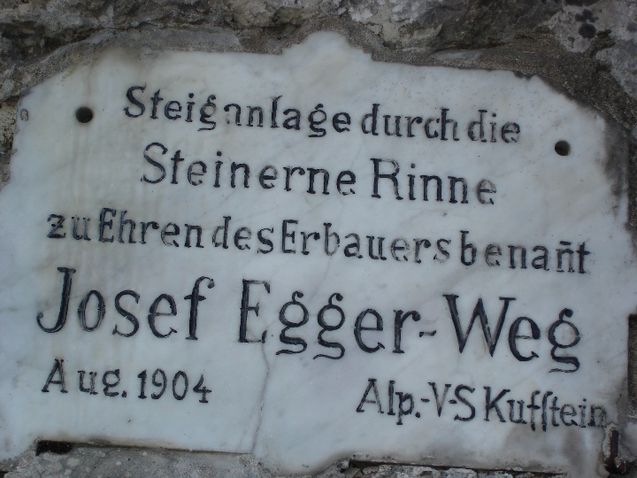 Gedenktafel.
