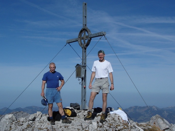 Roli und ich auf dem Treffauer.