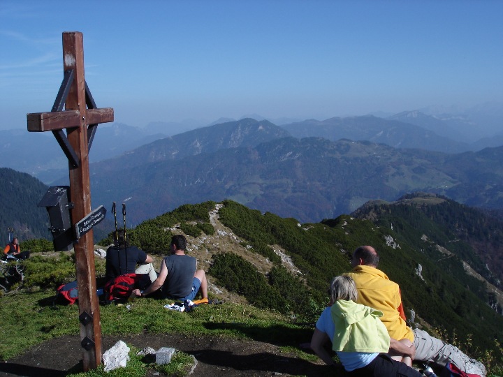 Auf dem Feldberg 1813m.