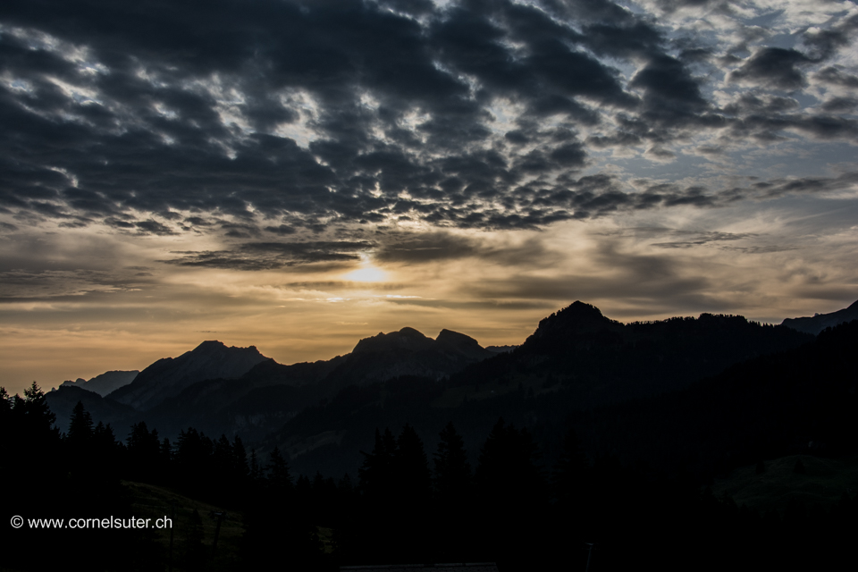 Morgenstimmung auf der Ibergeregg
