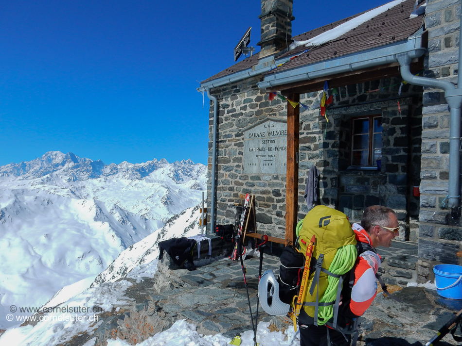 Angekommen bei der SAC Valsorey 3030m