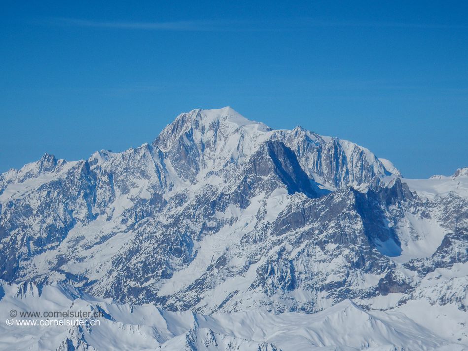 Chef im Gebiet der Mont Blanc 4808m.