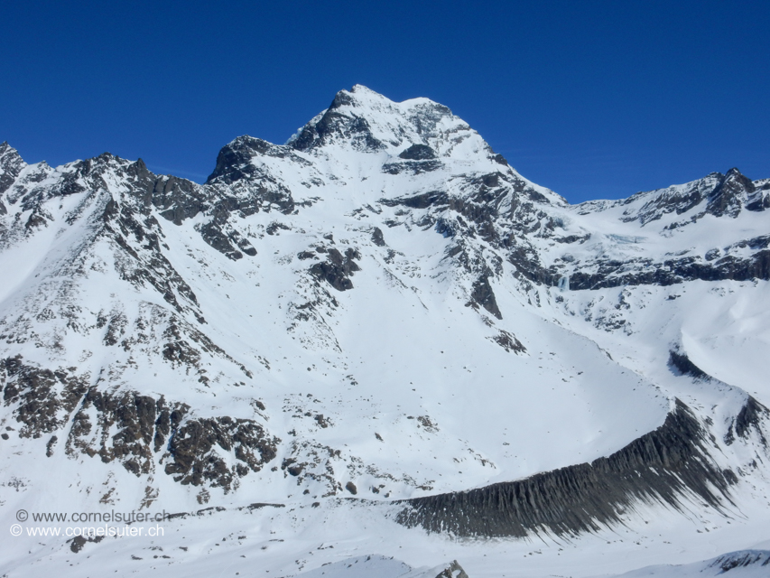 Der Grand Combin 4314m wo wir am Tag vorher waren.
