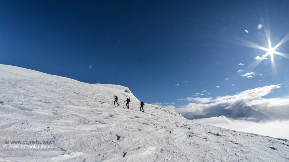 Im Aufstieg zum Spitzhorli.