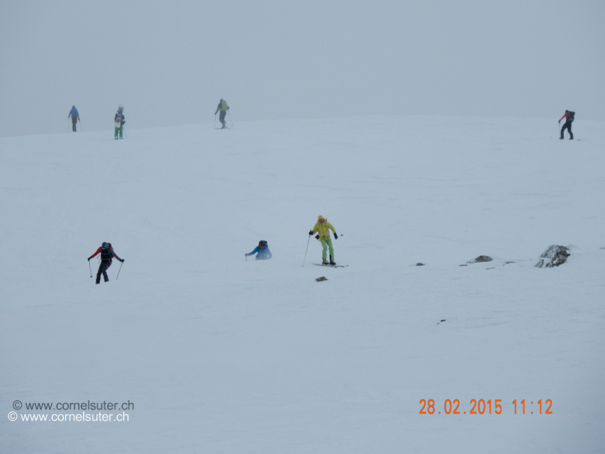 Auf der Abfahrt zur Üsseri Nanzlicke 2602m. (Bild von Walter)