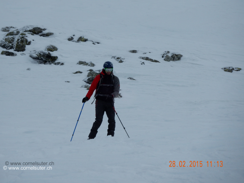 Auf der Abfahrt zur Üsseri Nanzlicke 2602m. (Bild von Walter)
