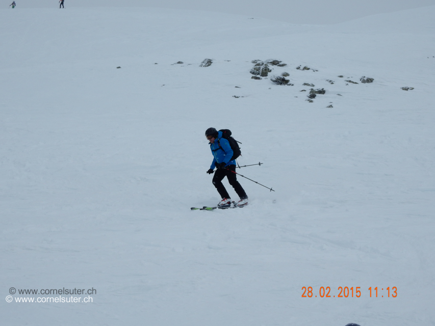 Auf der Abfahrt zur Üsseri Nanzlicke 2602m. (Bild von Walter)