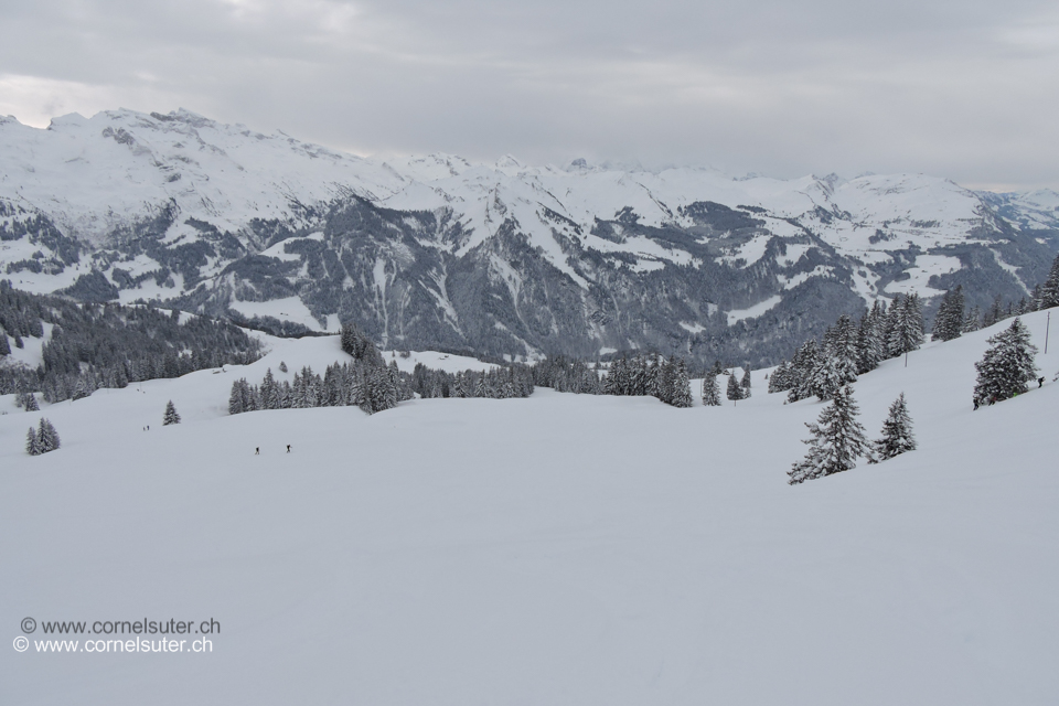 Laucherenstöckli 1756m und Abfahrt