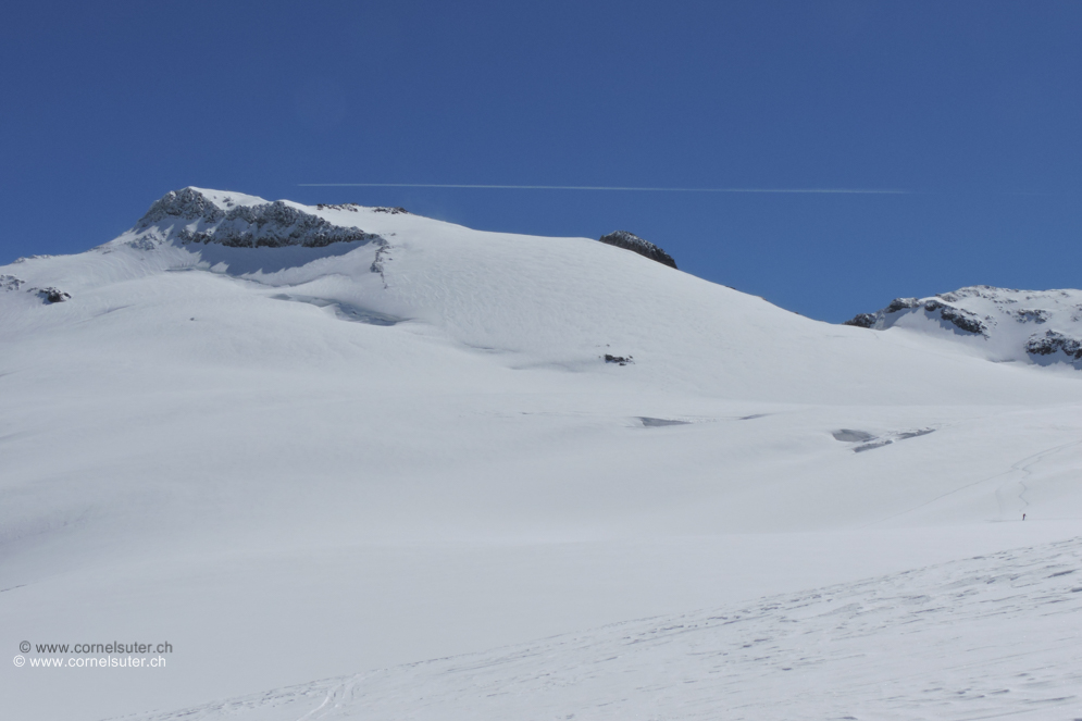Sicht zurück zum Sustenhorn 3503m