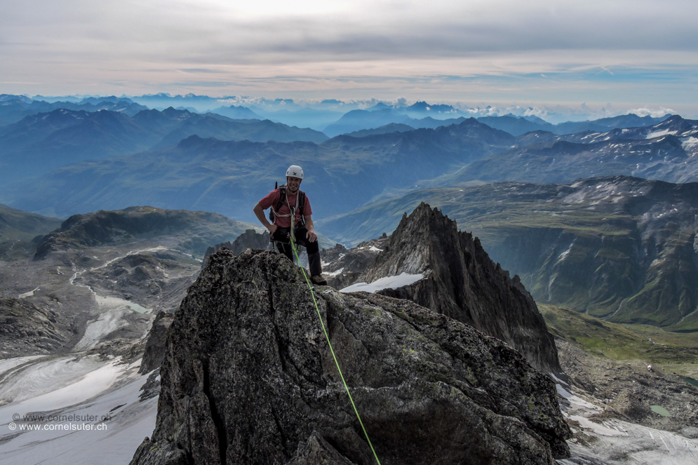 Herrliches Bergsteigen.