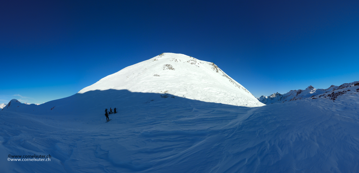 über den Rücken hinauf zum Poncione Val Piana 2660m.
