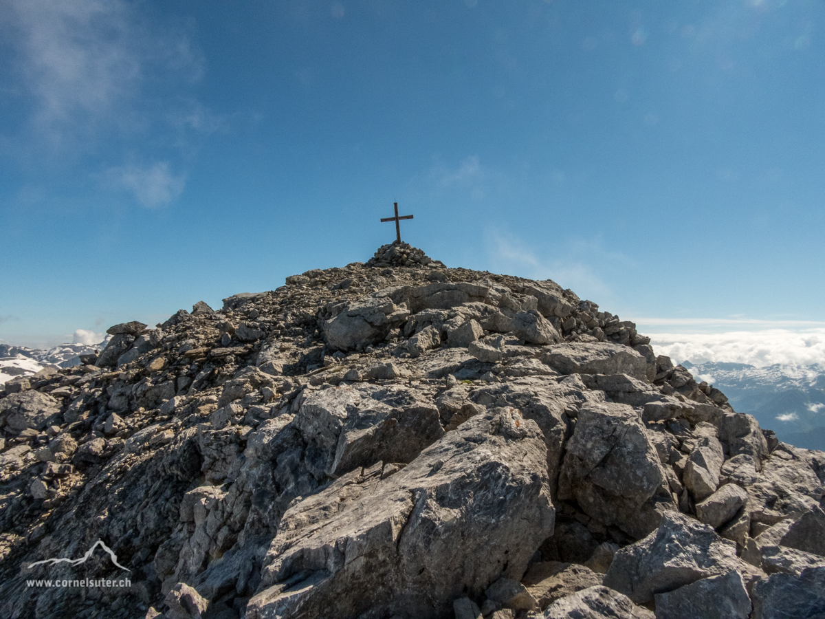 Ankunft auf dem Höch Turm 2666m.