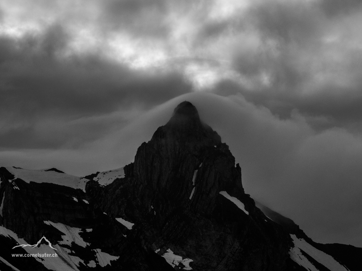 Ankunft auf der Glattalp mit Sicht zum Höch Turm.