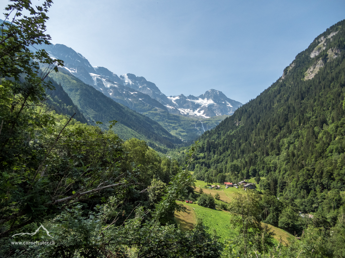 Beim Aufstieg zur Rottalhütte