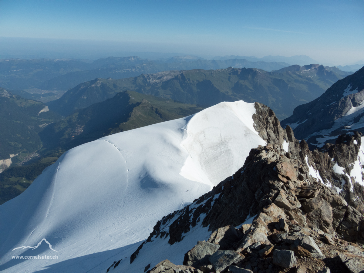 Die Wengen Jungfrau 4089m, ein 4tausender.