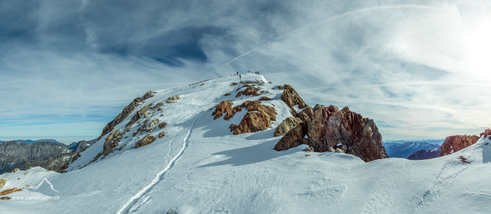 Gipfel des Sustenhorn 3503m.