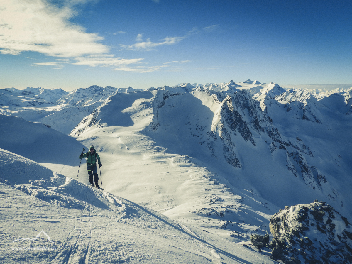 So macht Skitouren spass.