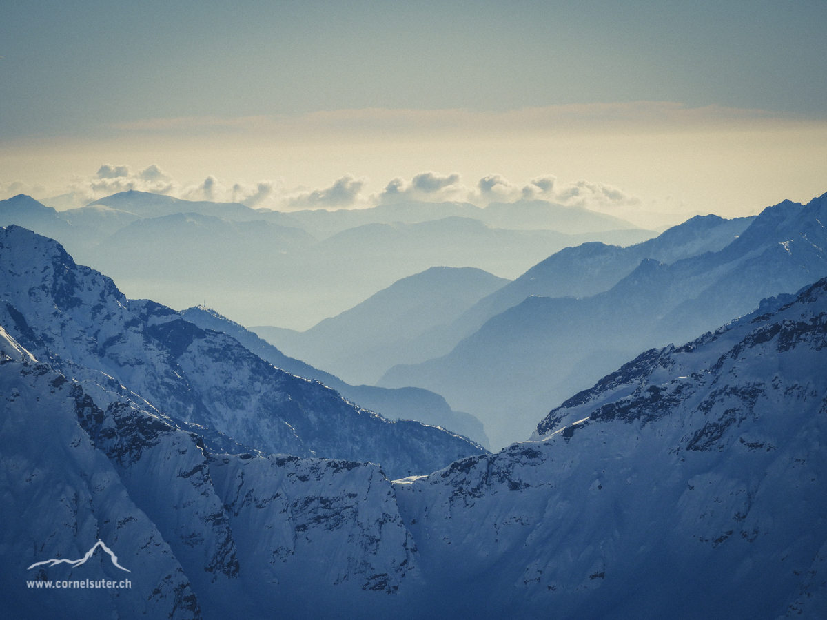 Immer wieder Imposante Stimmung, Grate und Berge...