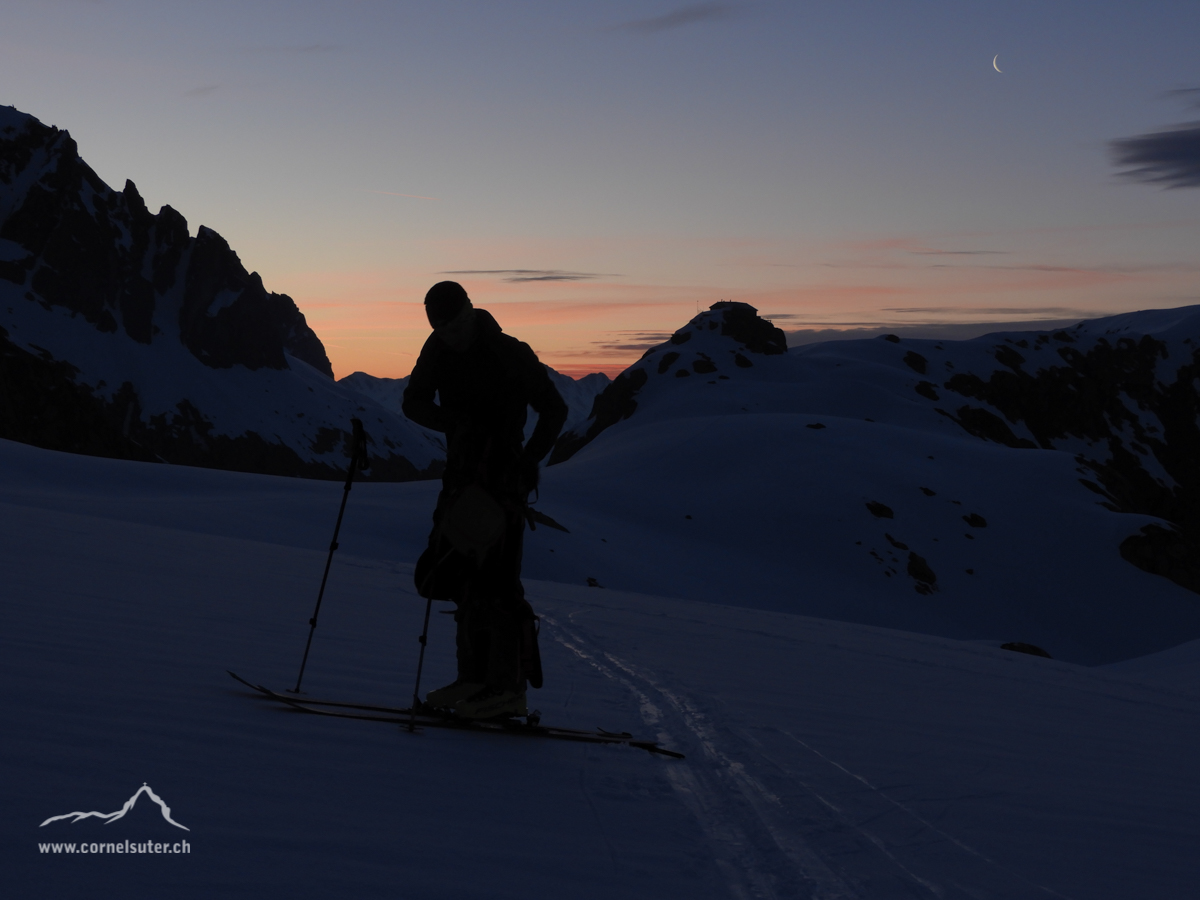Morgenstimmung beim Aufstieg.