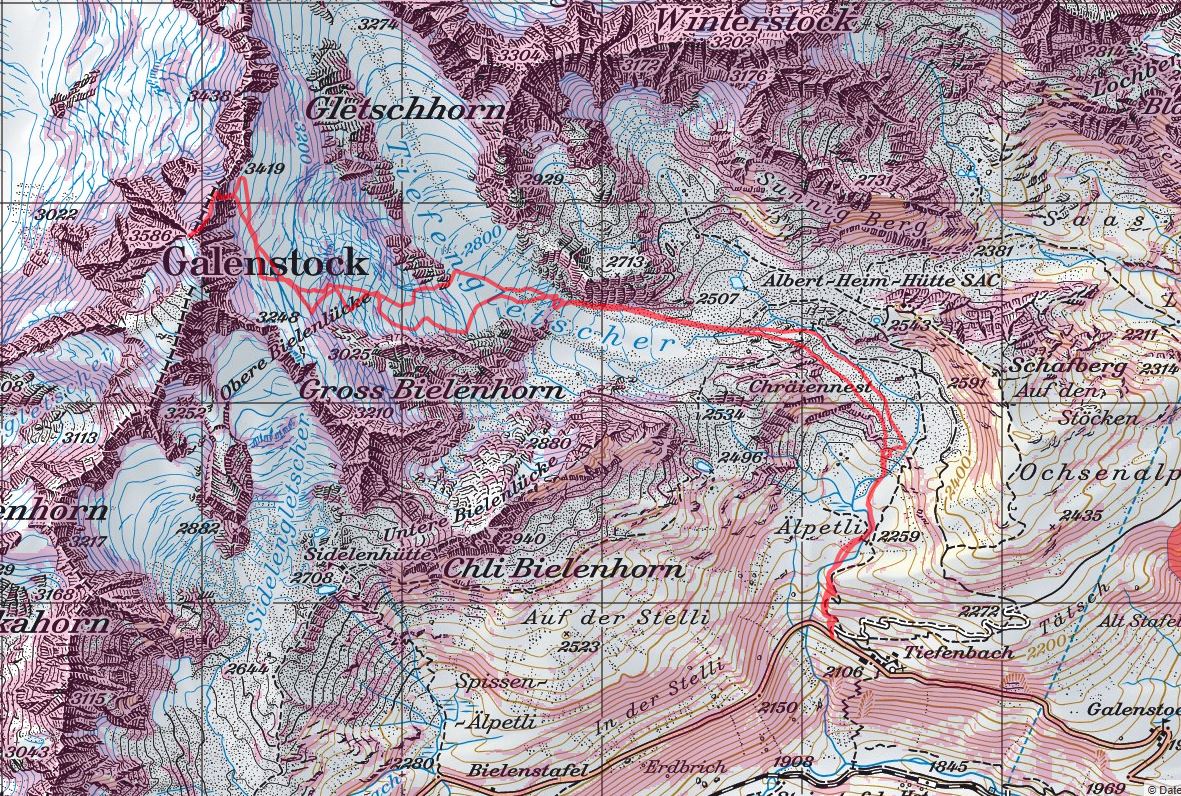 Diese Route wurde am Tourentag mit dem Satmap Active 20  aufgezeichnet.