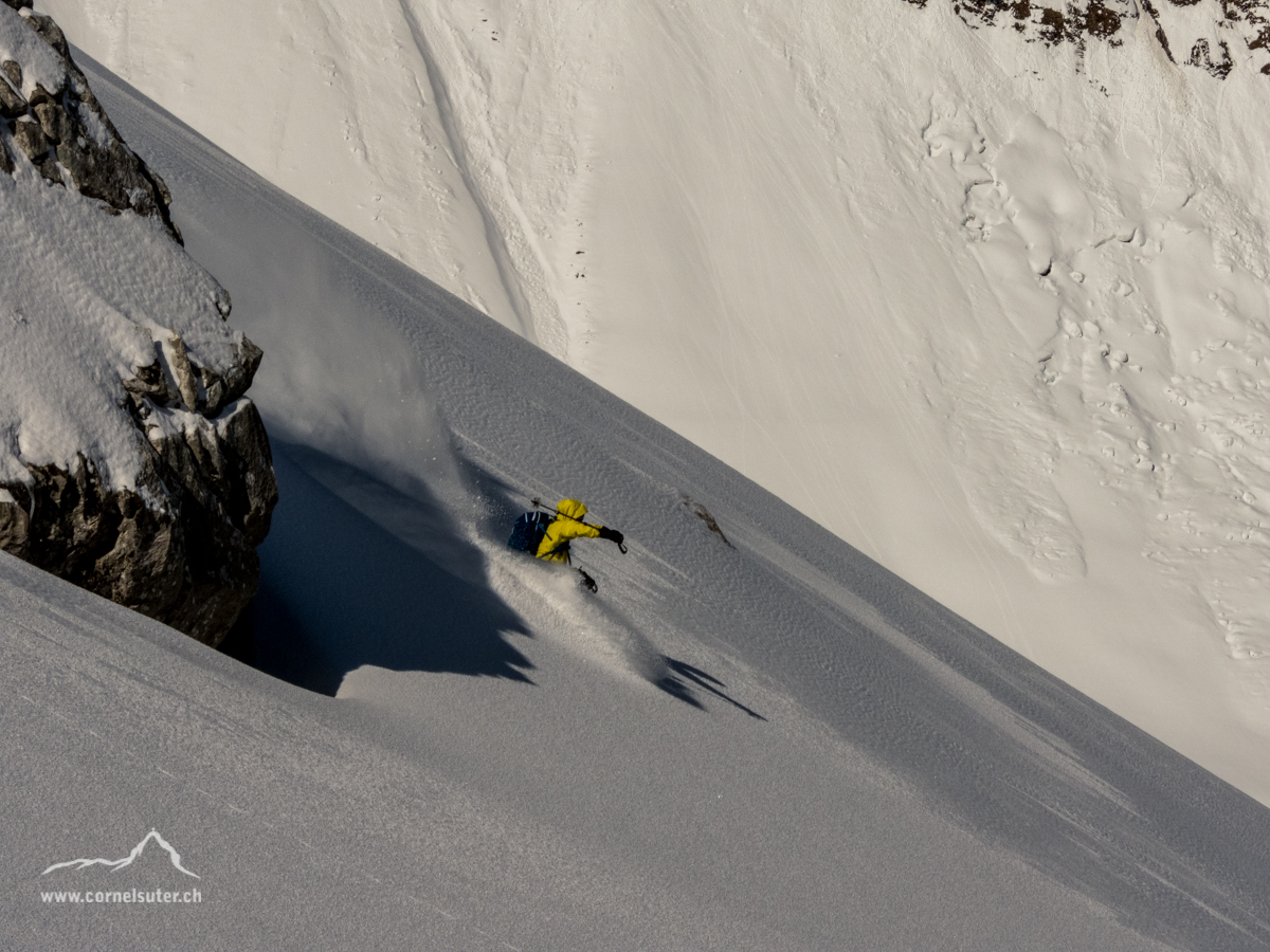 Ein weiterer Pulverschnee Hang