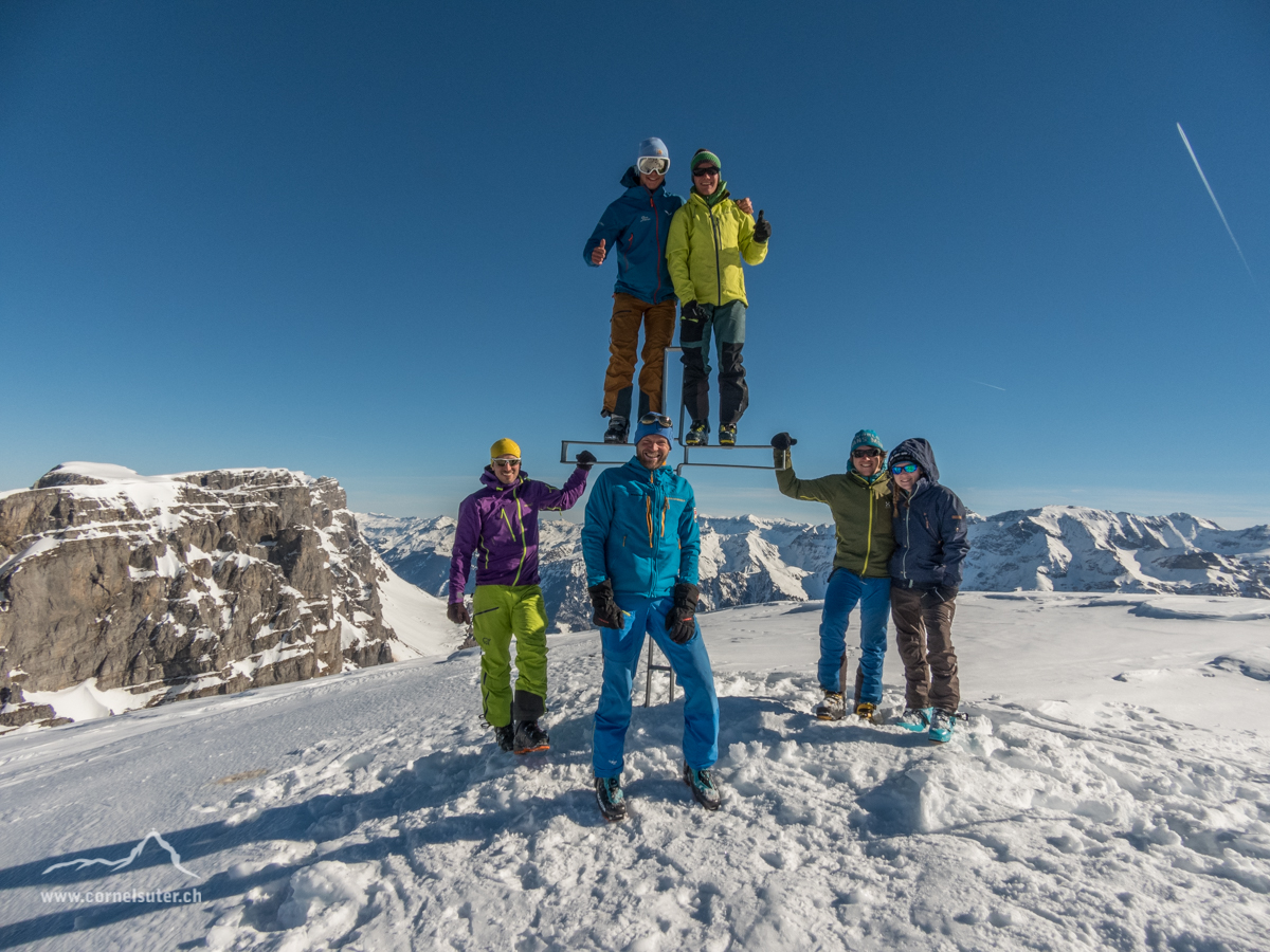 Gipfelglück auf dem Läckistock 2485m.