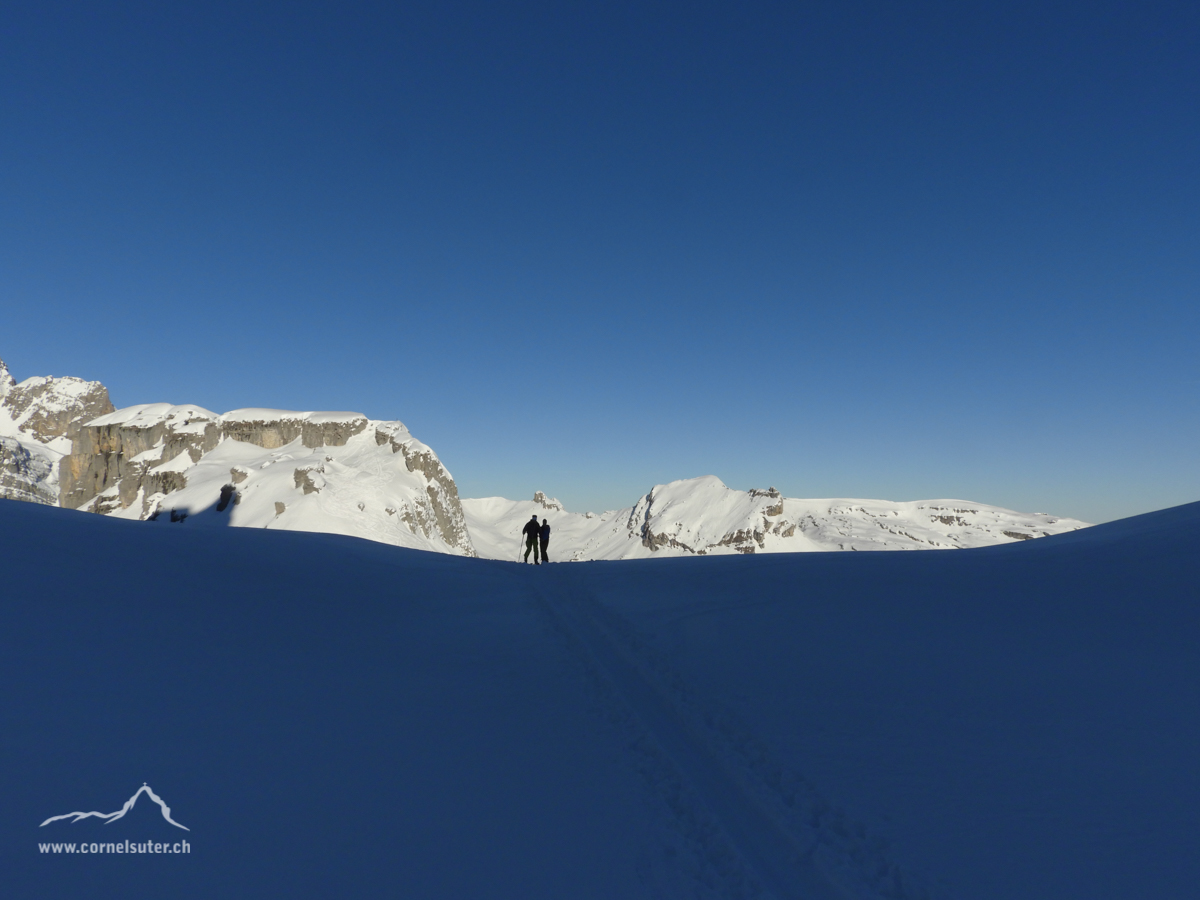 Licht, Sonne und Skitourengängers....