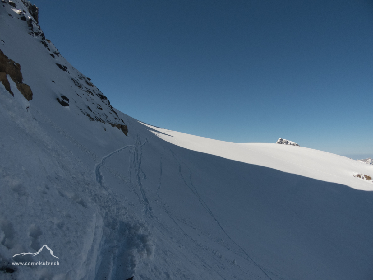 Sicht zum Chüefadpass und der Titlis.