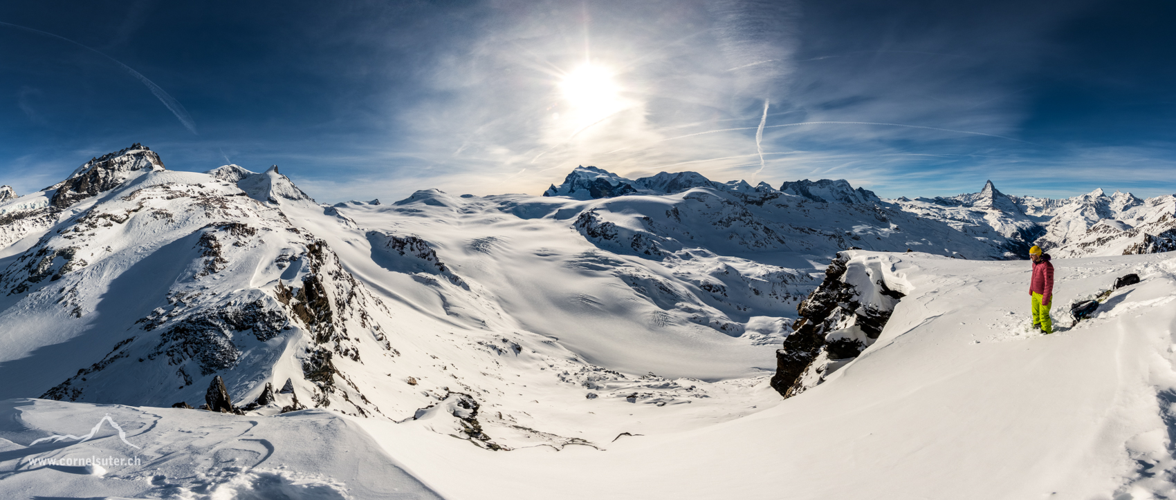 Panorama auf der Pfulwe 3313m