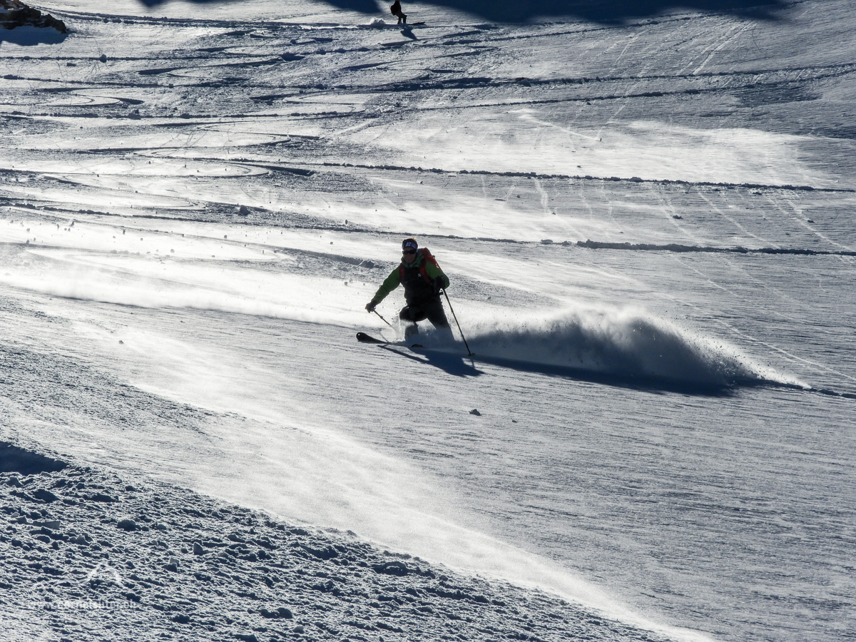 So darf es sein, schönster Pulverschnee
